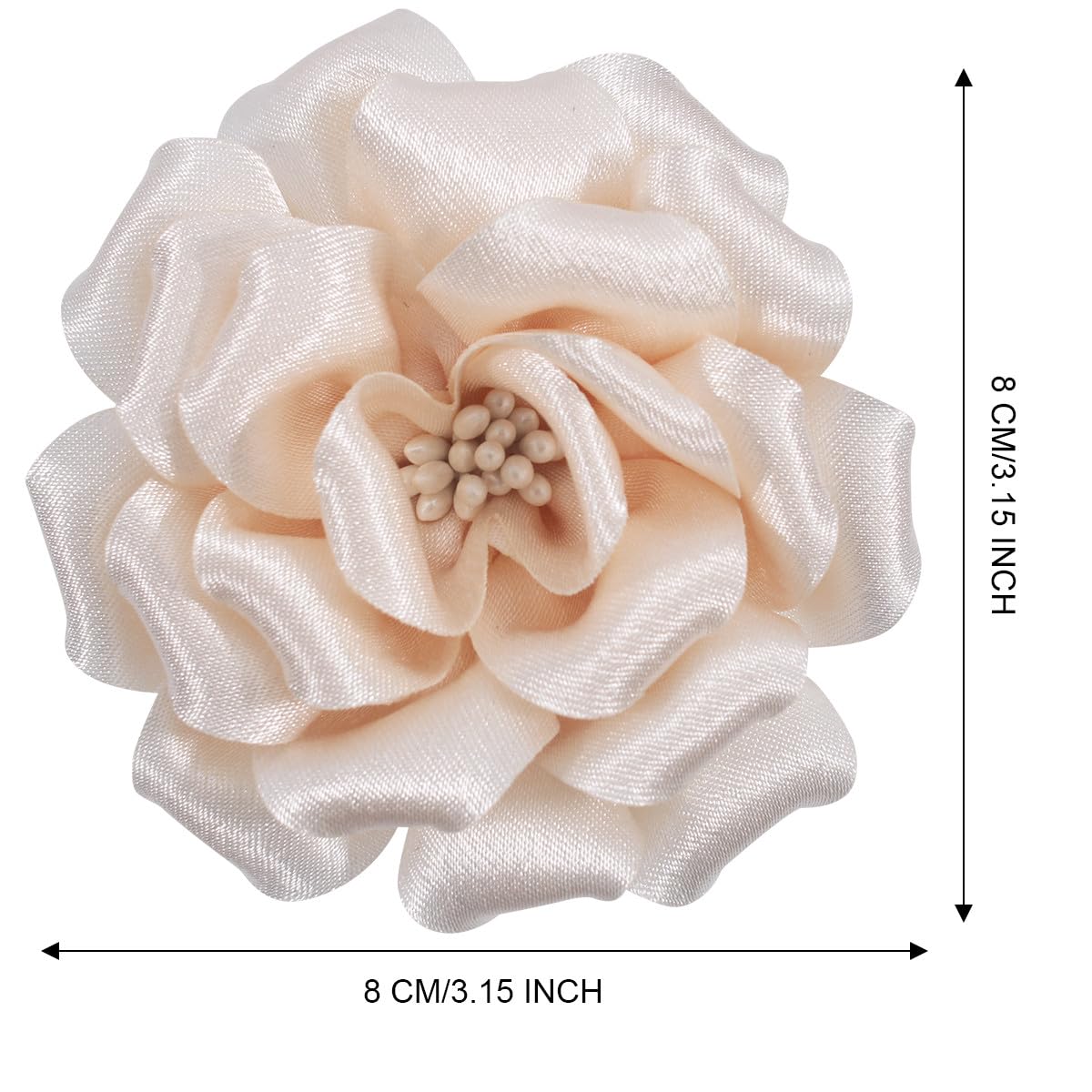 Camellia Flower Brooches and Pins for Women | Hat and Hair Pins | Flower Clips for Clothes - Image 4