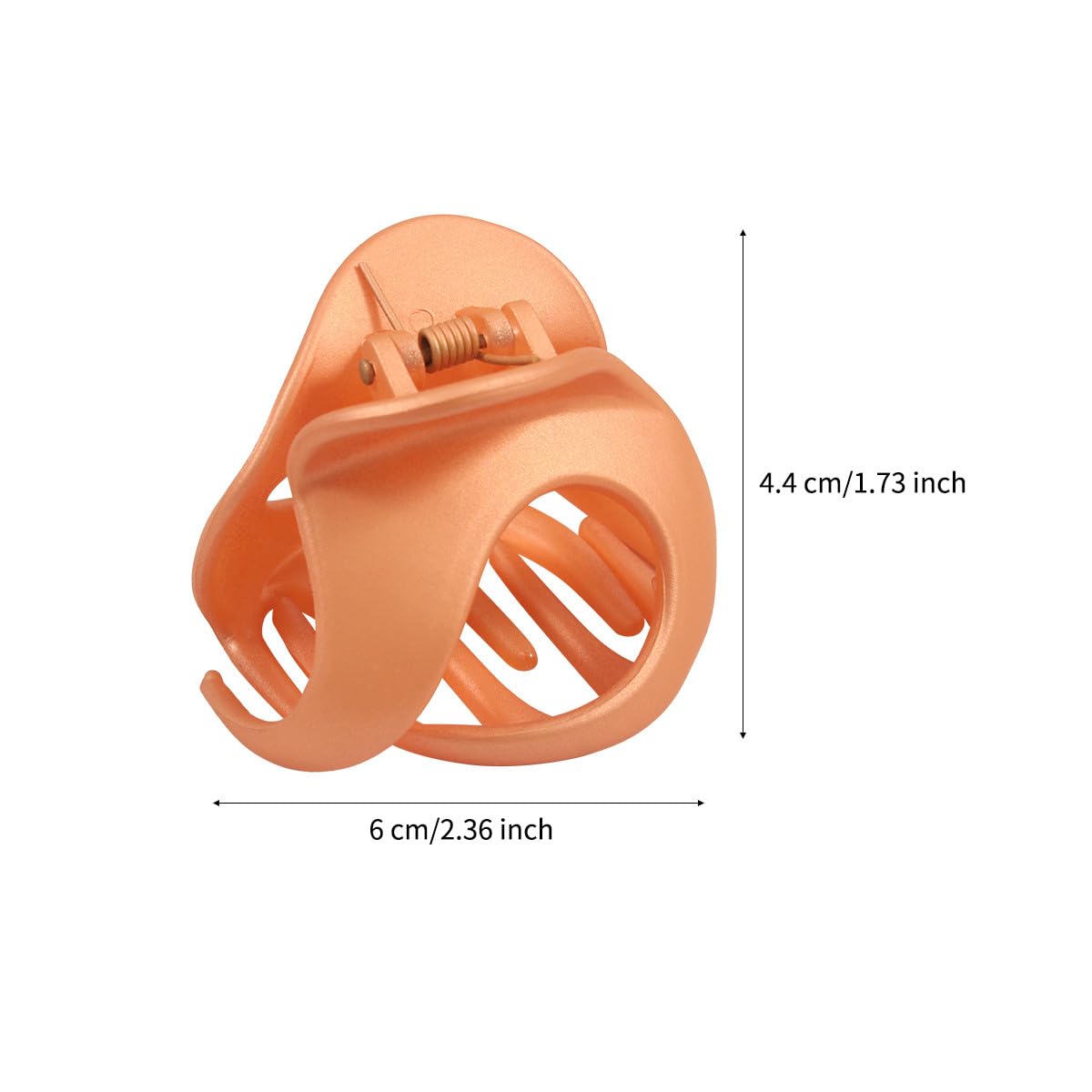 Pack of 5 Small Hair Claw Clips for Women Fine Hairs | 2.36 Inches Strong Hold Non-Slip Small Hair Clips for Women Thick & Thin Hairs | Elegant Cute Claw Clip Accessories for Woman Fashion - Image 5