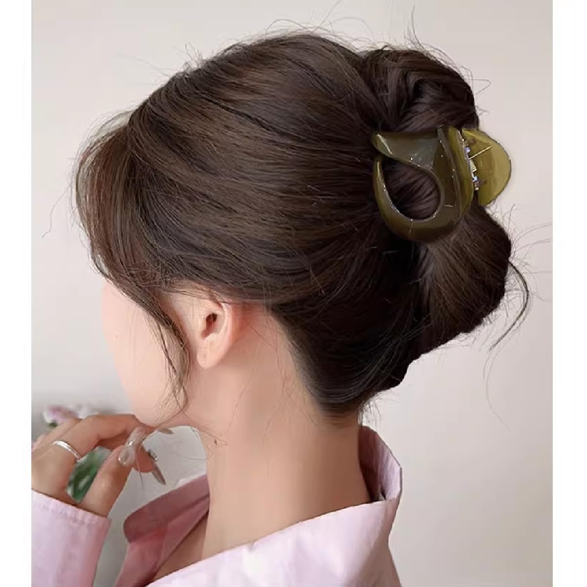 Pack of 5 Small Hair Claw Clips for Women Fine Hairs | 2.36 Inches Strong Hold Non-Slip Small Hair Clips for Women Thick & Thin Hairs | Elegant Cute Claw Clip Accessories for Woman Fashion - Image 6